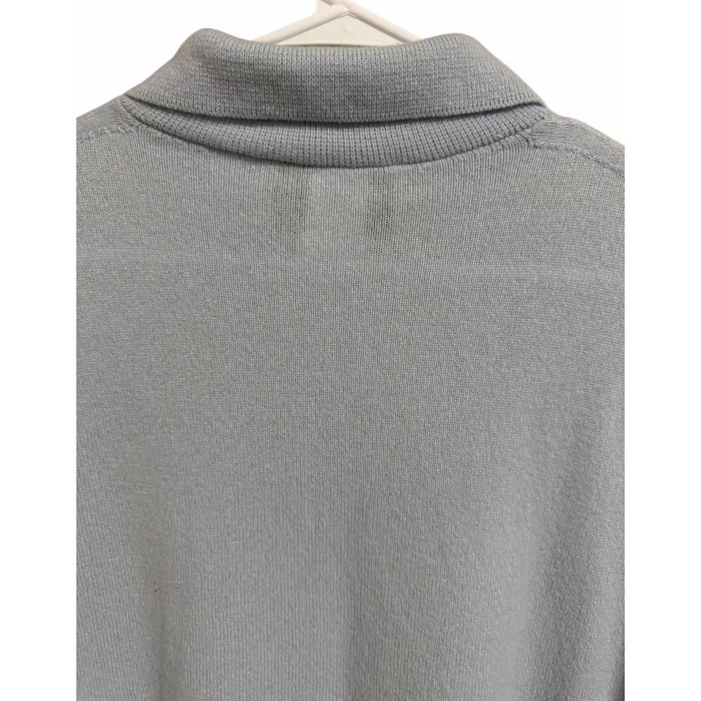 Vanisè Polo Collared Cashmere Sweater Baby Blue Women's Size Medium (44 IT) - Picture 4 of 12